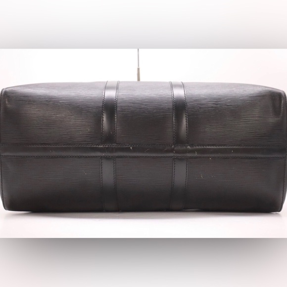 Louis Vuitton Black Epi Leather Keepall 45 - Picture 8 of 13